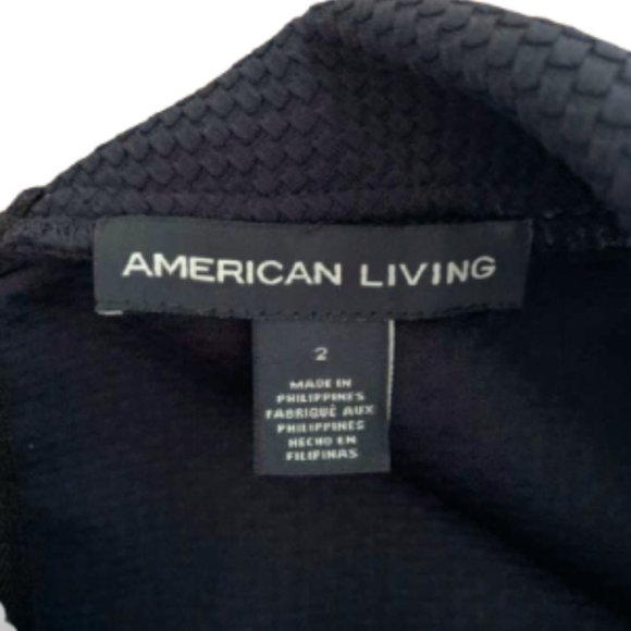 Beautiful Navy Dress with Folded Cowl Neck - Picture 7 of 10